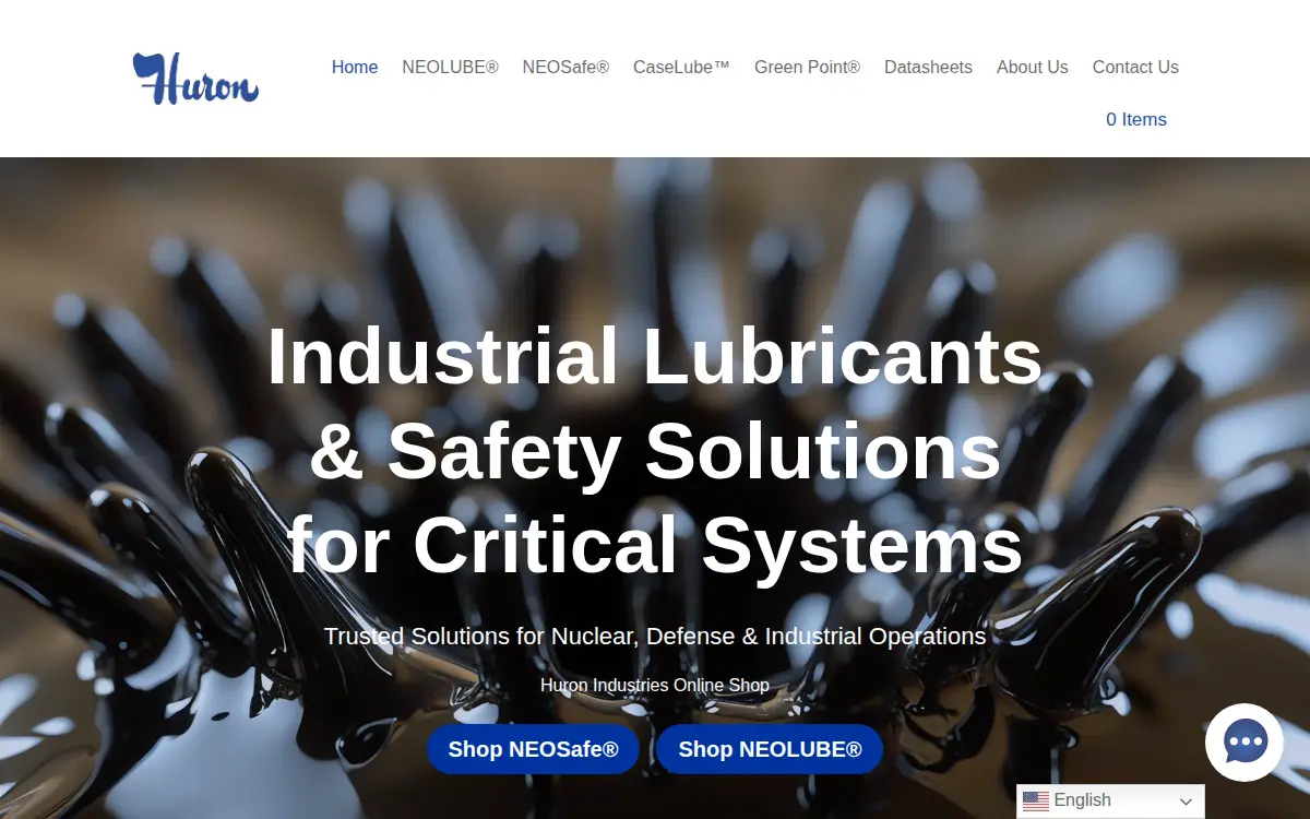Homepage of Huron Industries INC