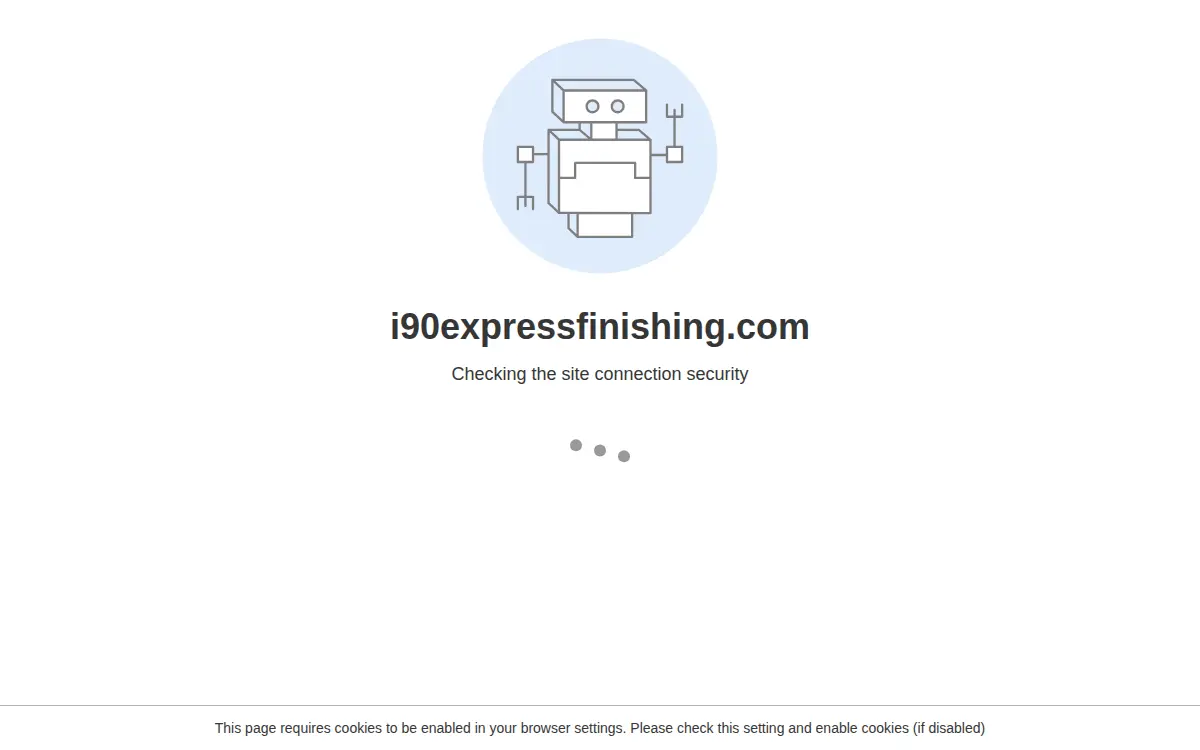Homepage of I-90 Express Finishing, INC