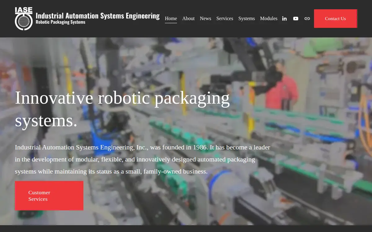 Homepage of Iase Company, INC.