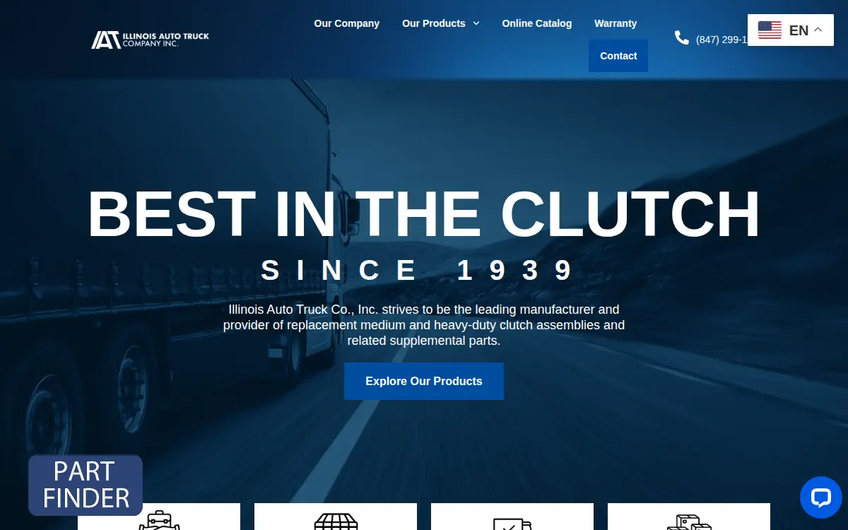 Homepage of Illinois Auto Truck CO INC