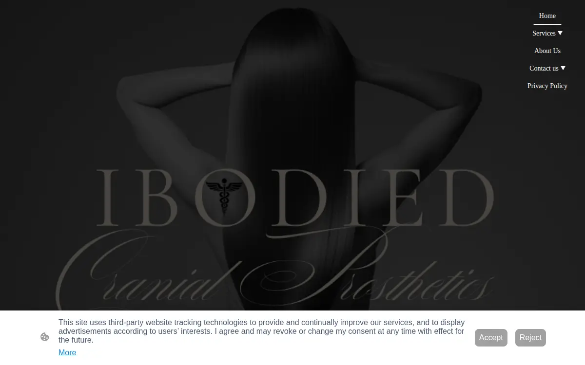 Homepage of Bodied By B LLC