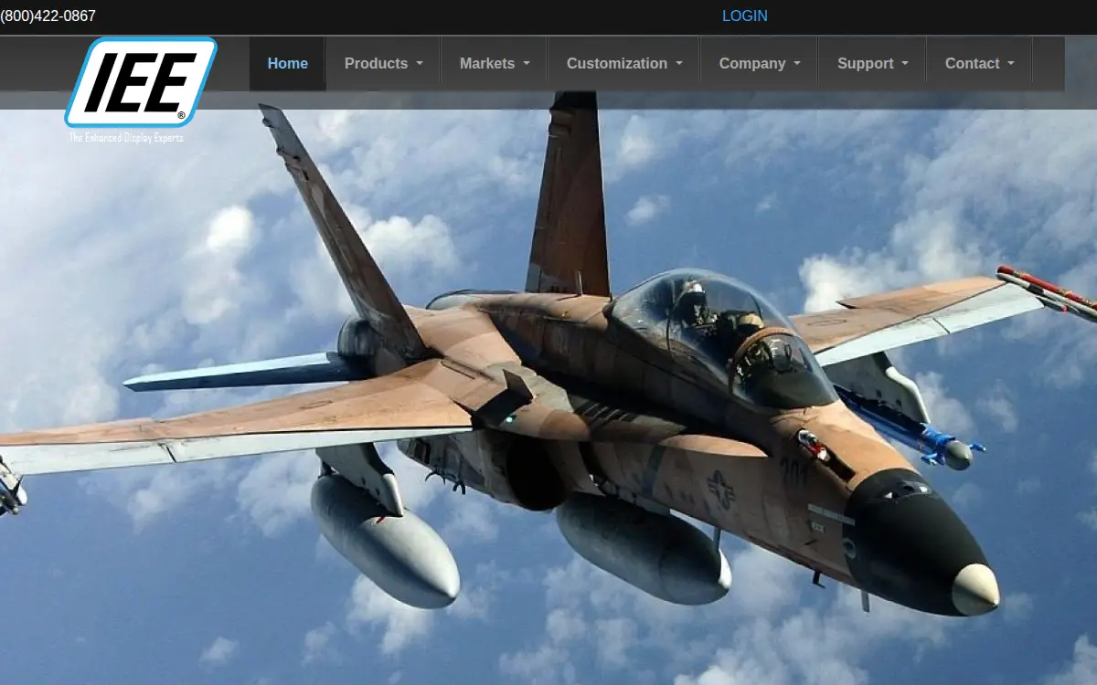 Homepage of Industrial Electronic Engineers, INC.
