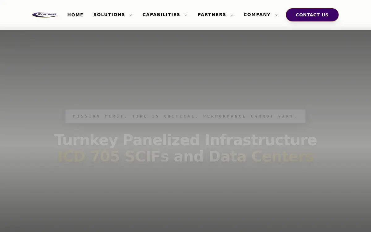 Homepage of I Fortress, INC.