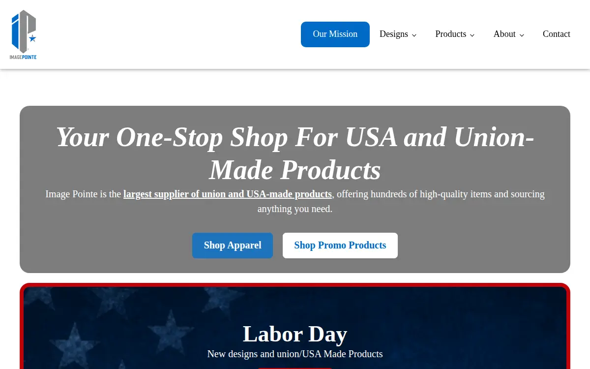 Homepage of Back Alley Printers, INC.