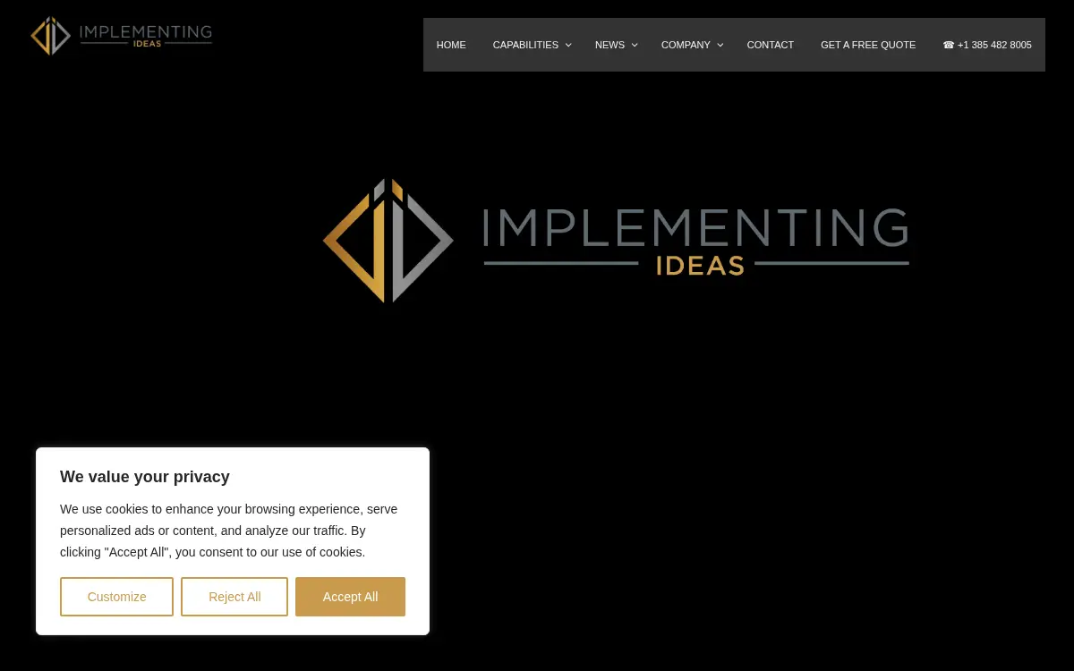 Homepage of Implementing Ideas LLC