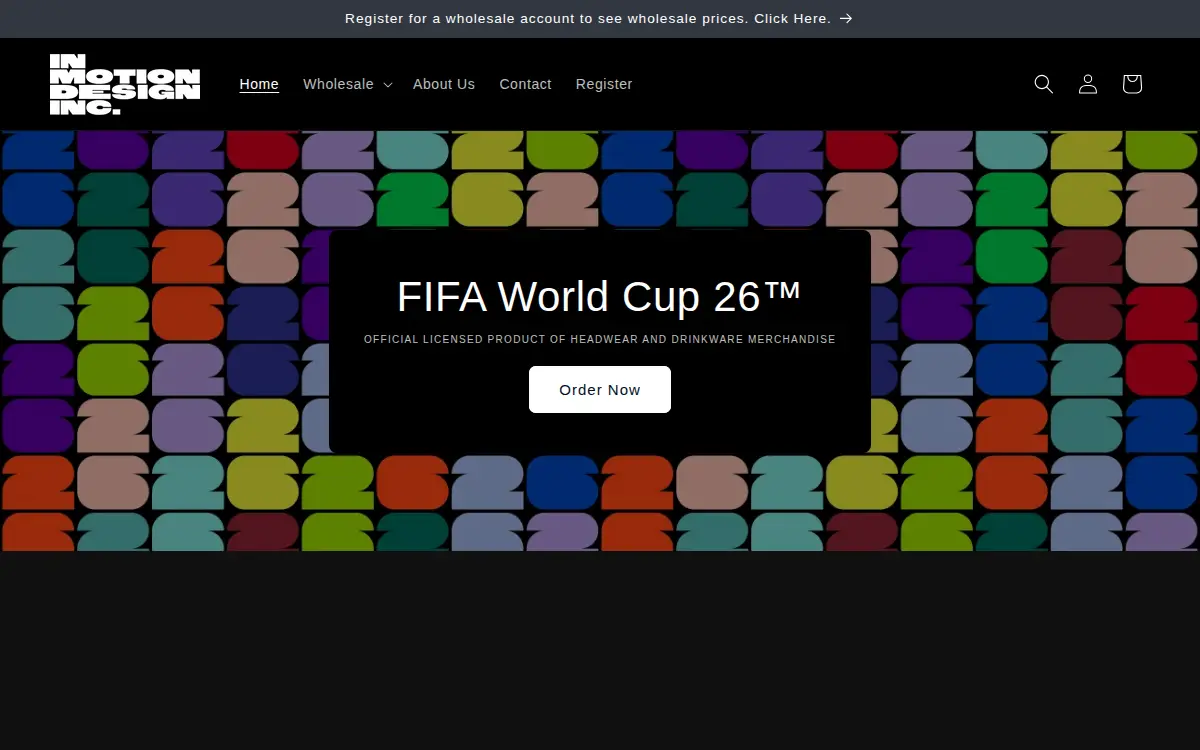 Homepage of In Motion Design INC