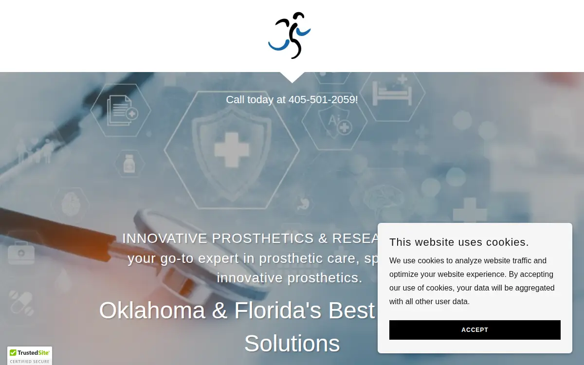 Homepage of Innovative Prosthetics and Research LLC
