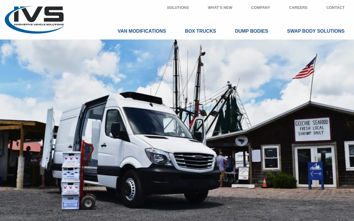 Homepage of Innovative Vehicle Solutions LLC