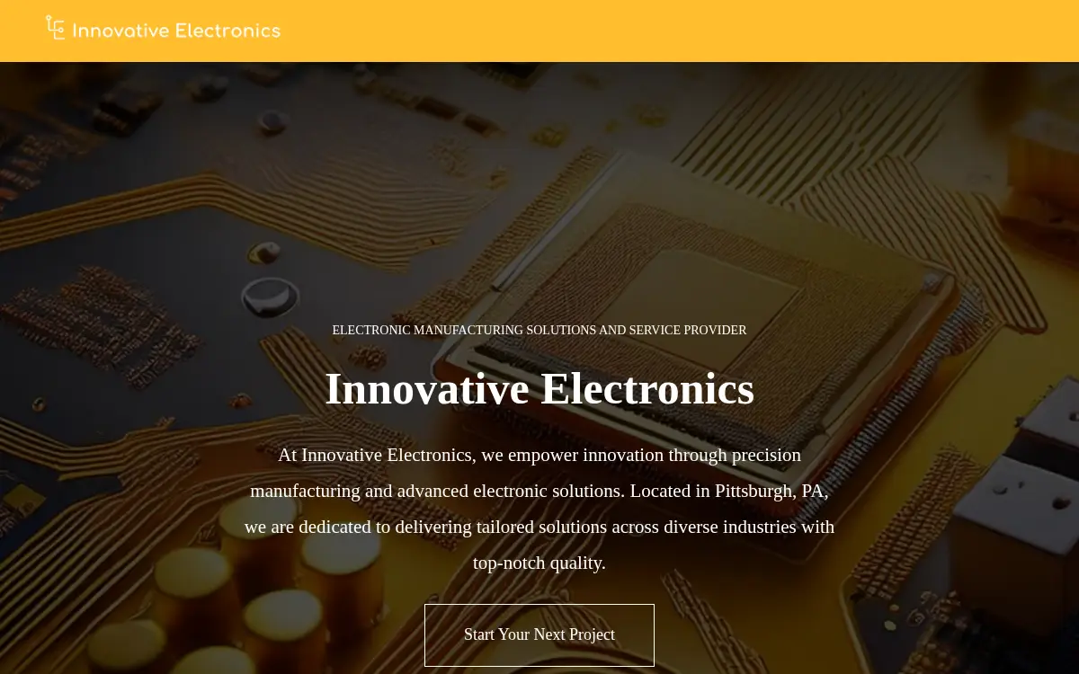 Homepage of Innovative Electronics CORP