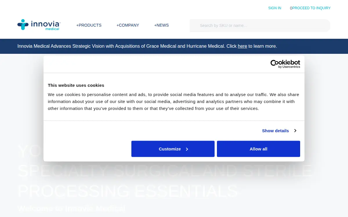 Homepage of Summit Medical, LLC
