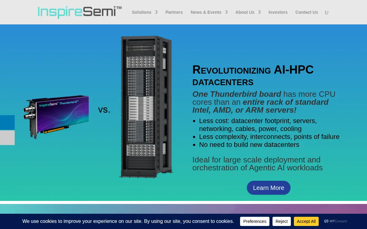 Homepage of Inspire Semiconductor, INC