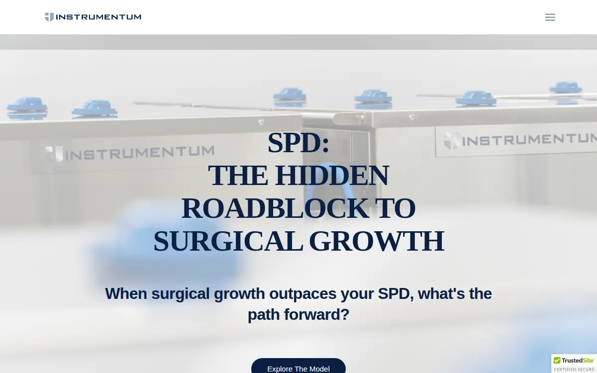 Homepage of Instrumentum California, LLC