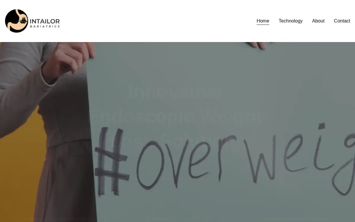 Homepage of Intailor Bariatrics, LLC