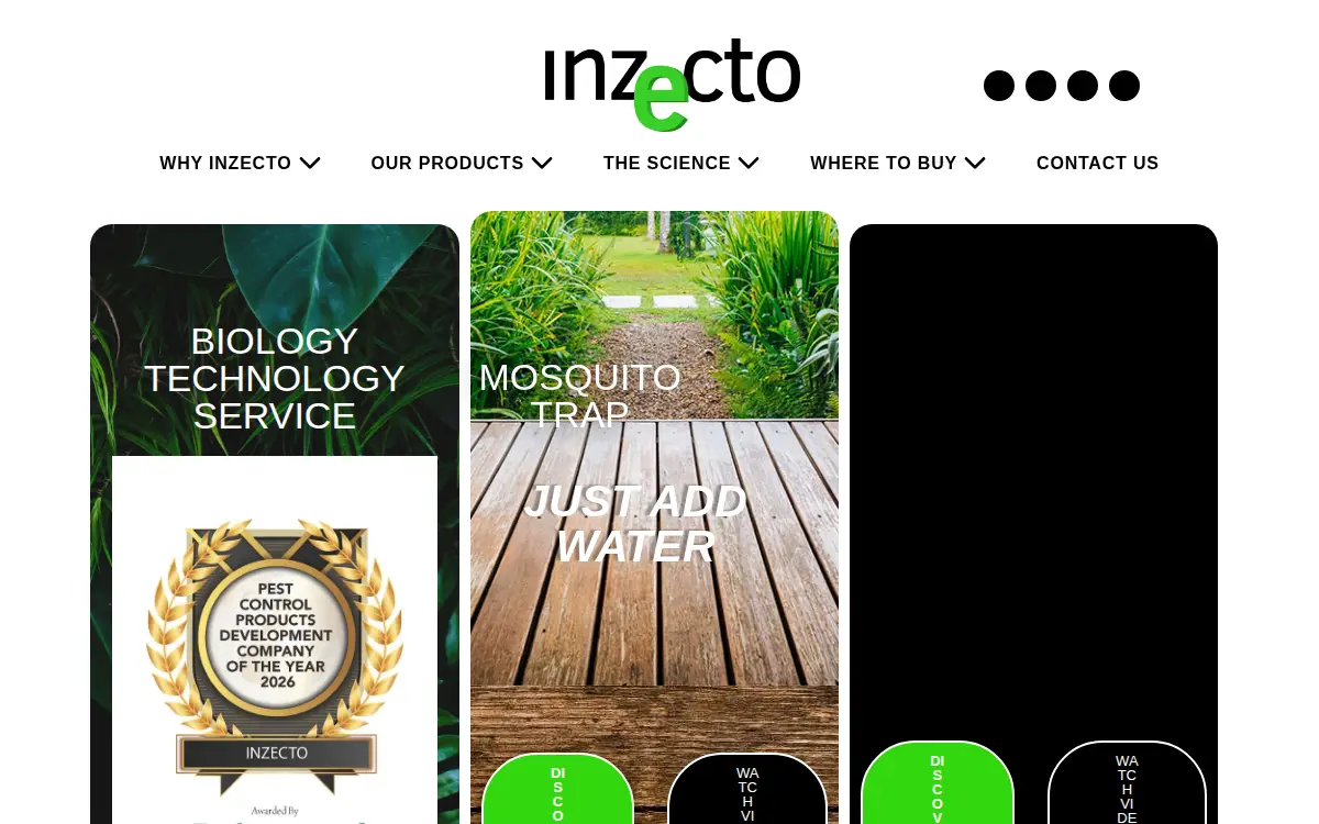 Homepage of Florida Insect Control Group LLC