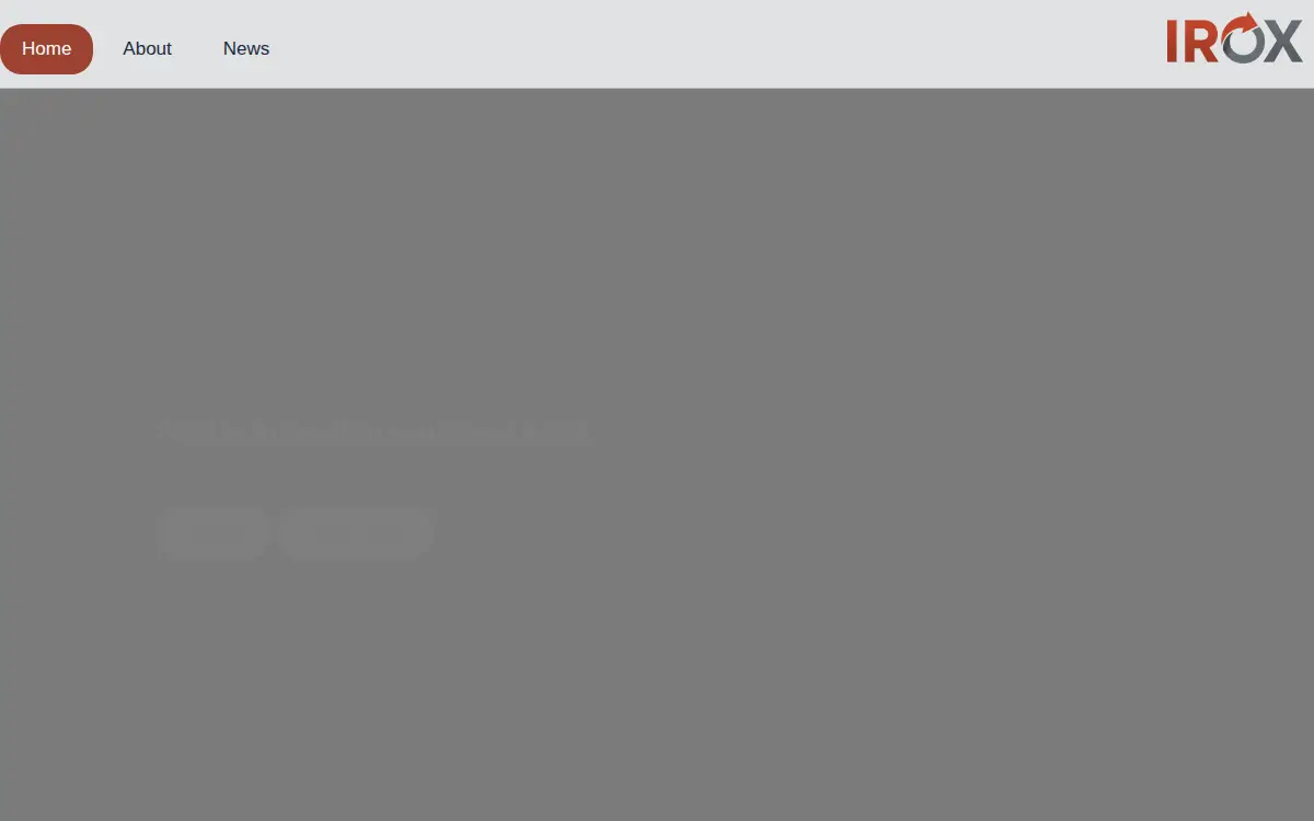 Homepage of Irox, INC.