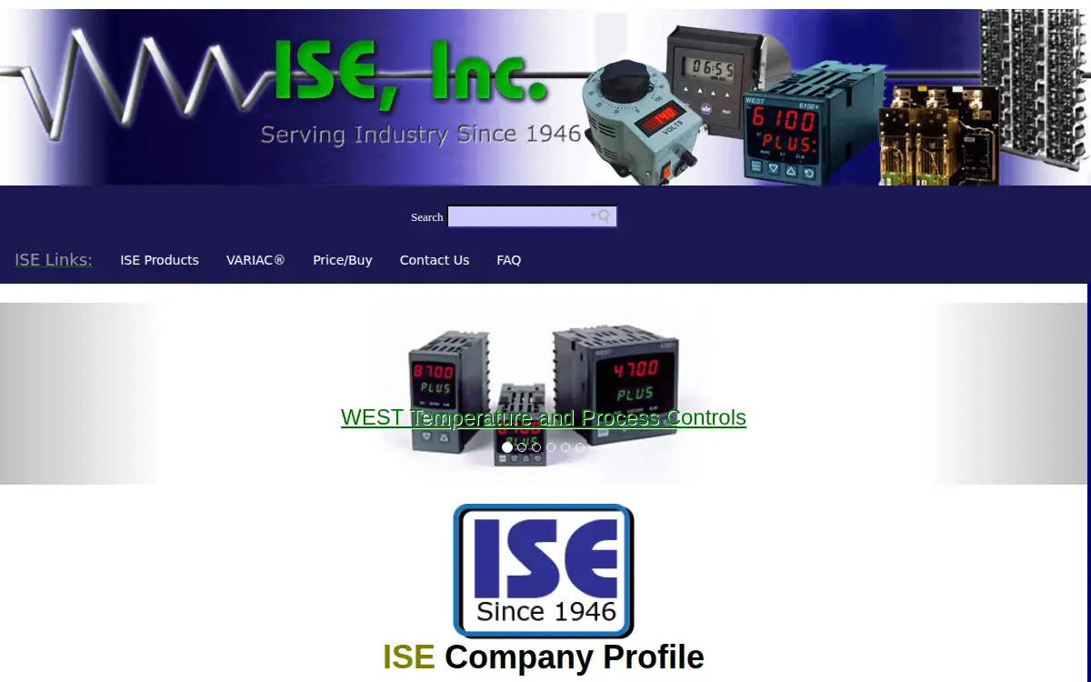 Homepage of Instruments Service & Equipment, INC.