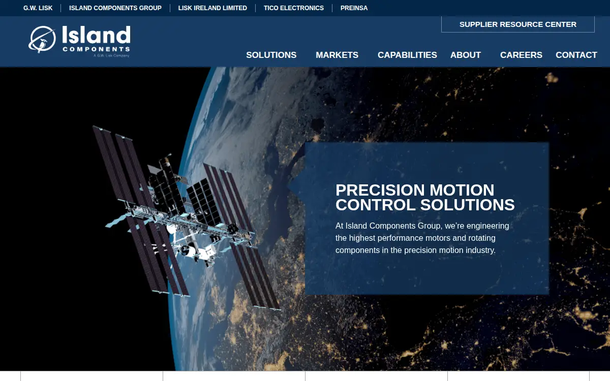 Homepage of Island Components Group INC