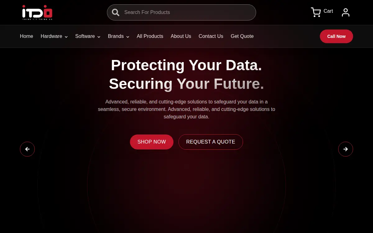 Homepage of Info Tech Devices Bay LLC