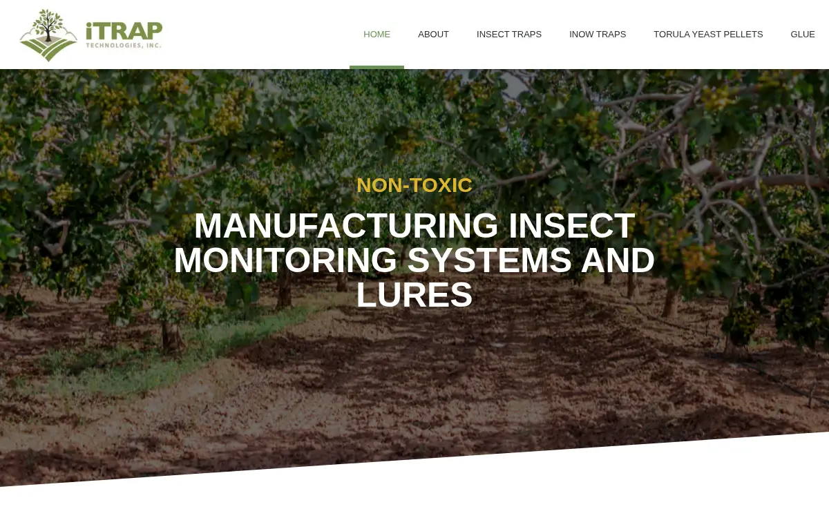 Homepage of Itrap Technologies, INC
