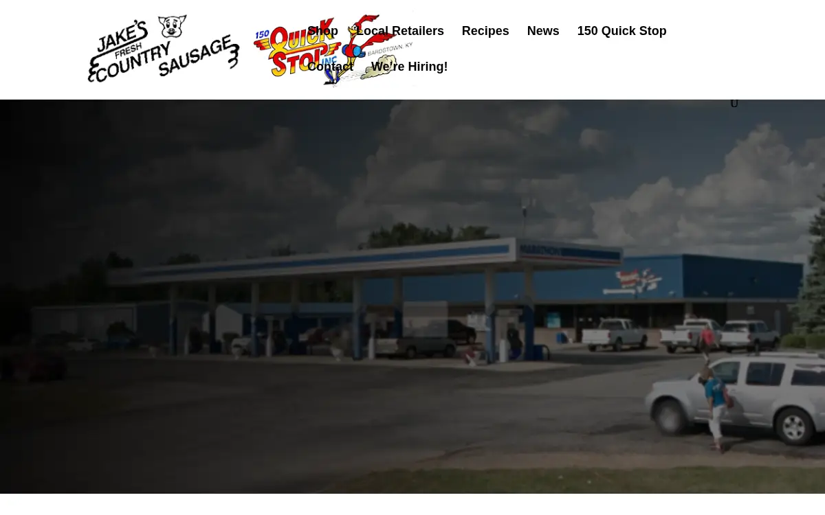 Homepage of Jakes Fresh Country Sausage LLC