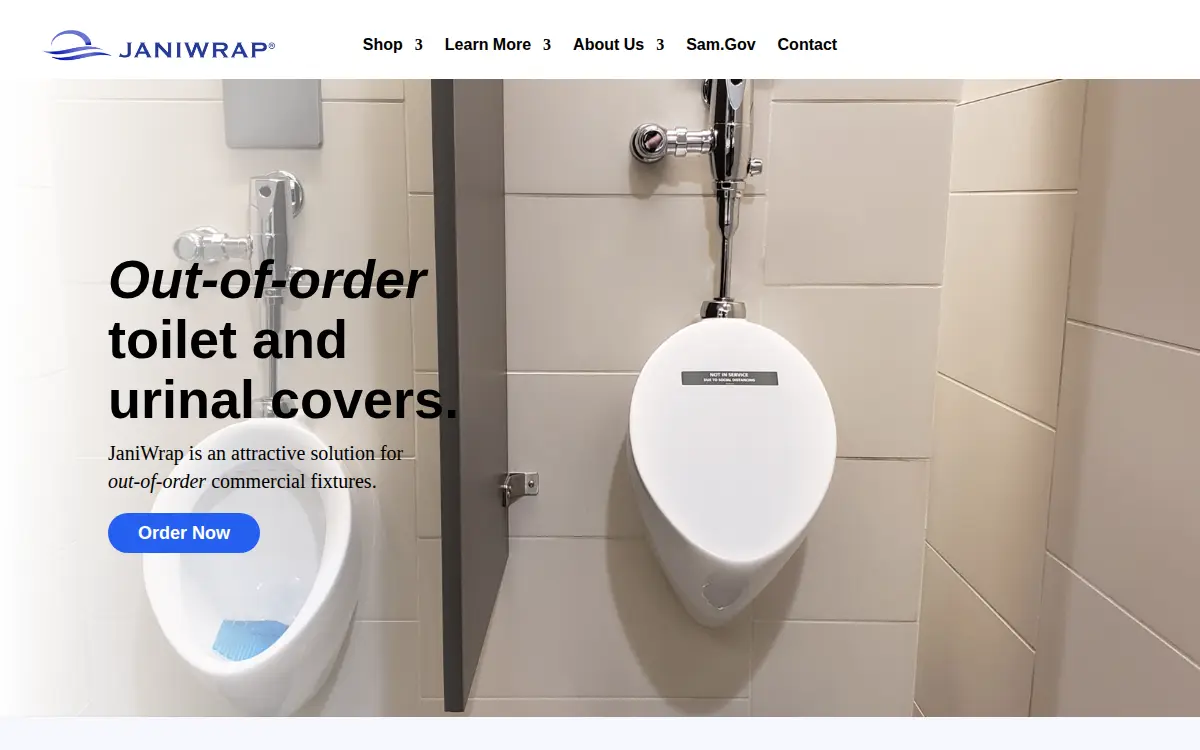 Homepage of Janiwrap LLC