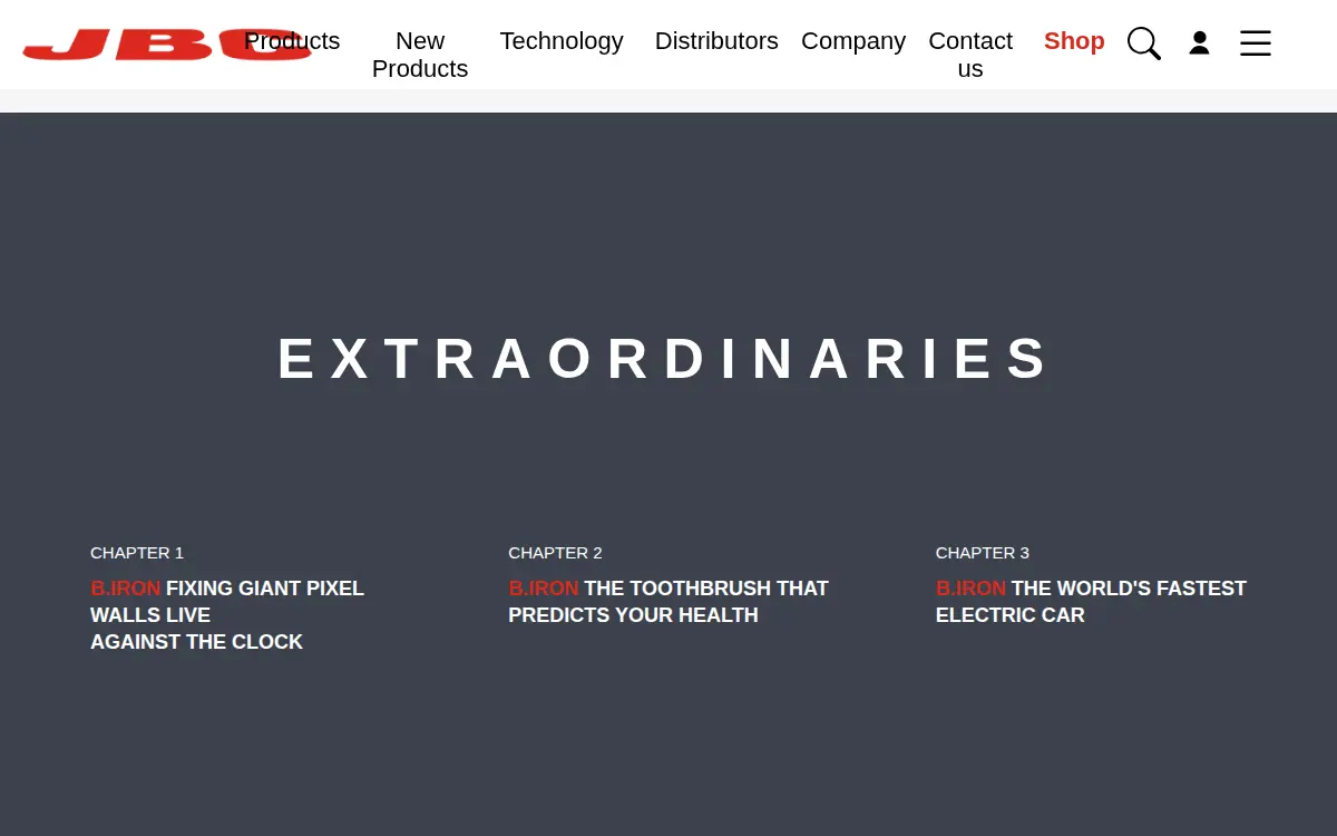 Homepage of Jbc Tools USA INC