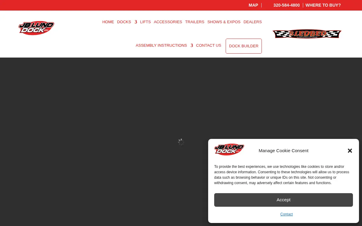 Homepage of Lund Manufacturing LLC