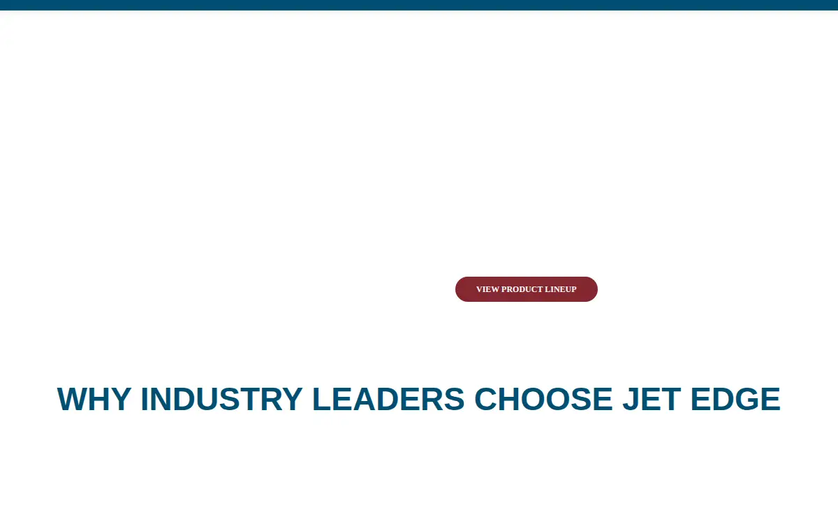 Homepage of Jet Edge Acquisition, LLC