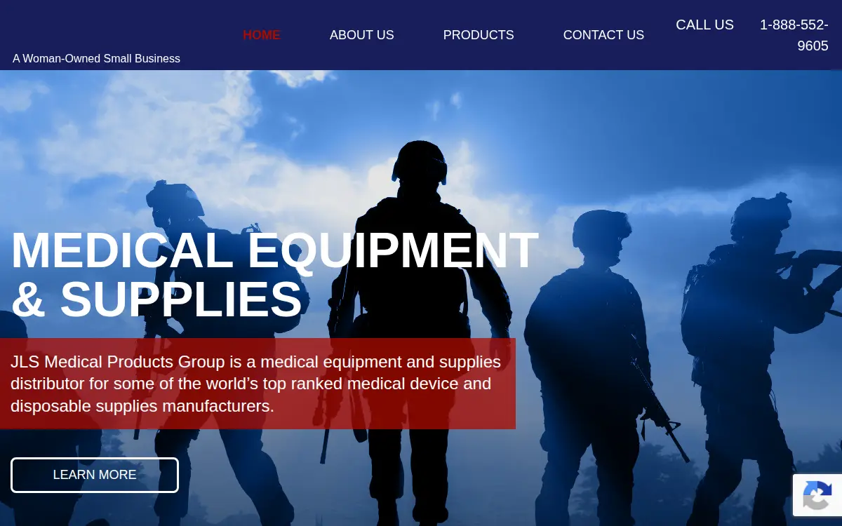 Homepage of Jls Medical Products Group, LLC