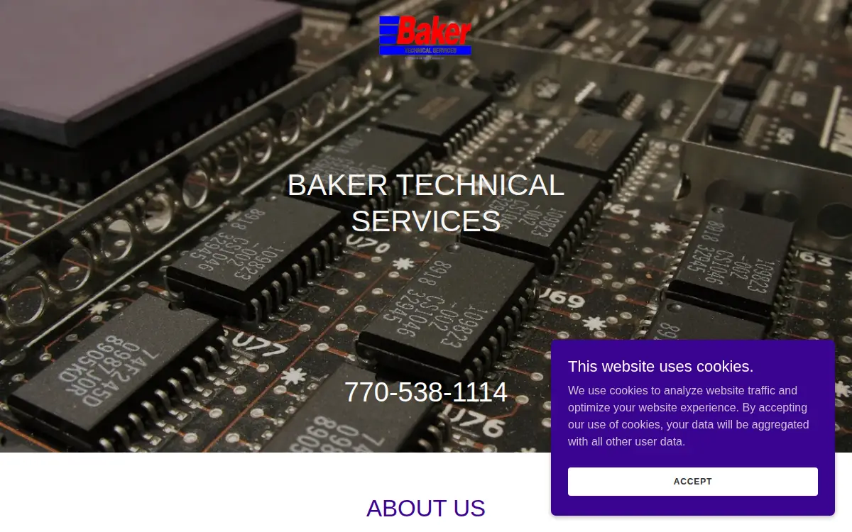 Homepage of J.m. Baker Company, INC.