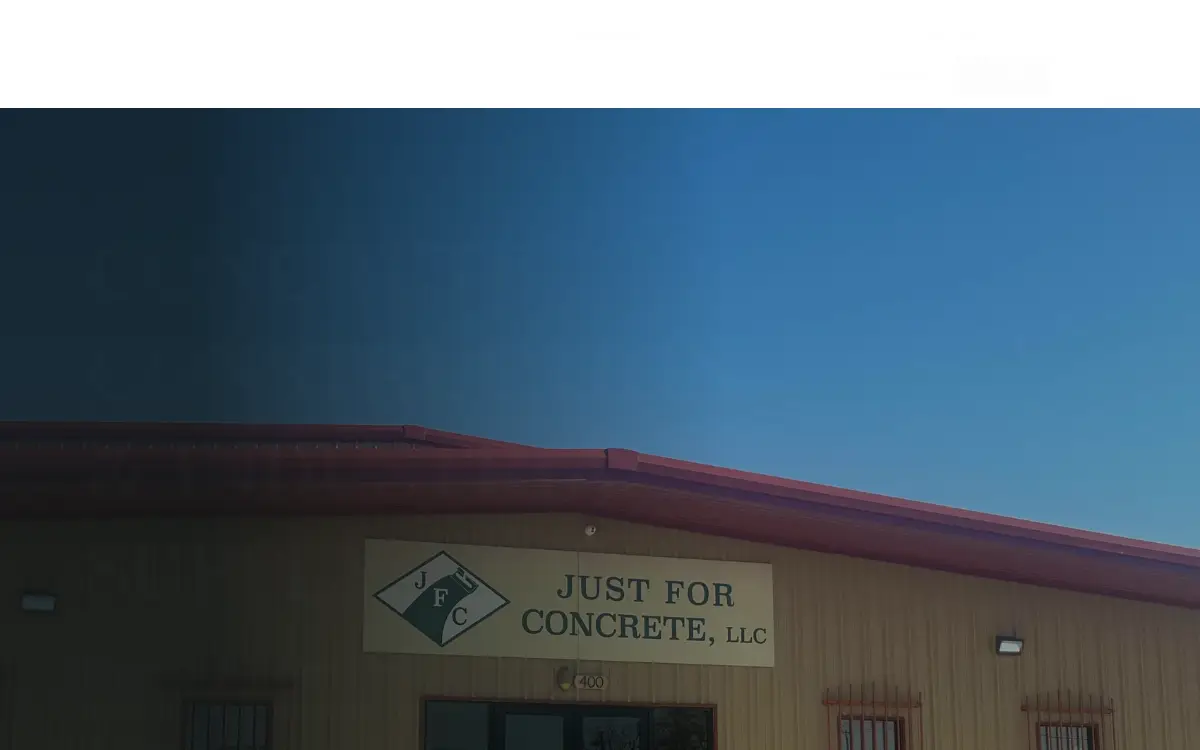 Homepage of Just for Concrete LLC