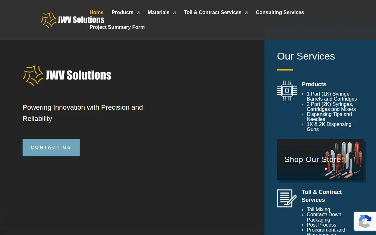 Homepage of Jwv LLC