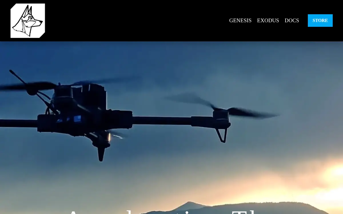 Homepage of Canine Defense Technologies LLC