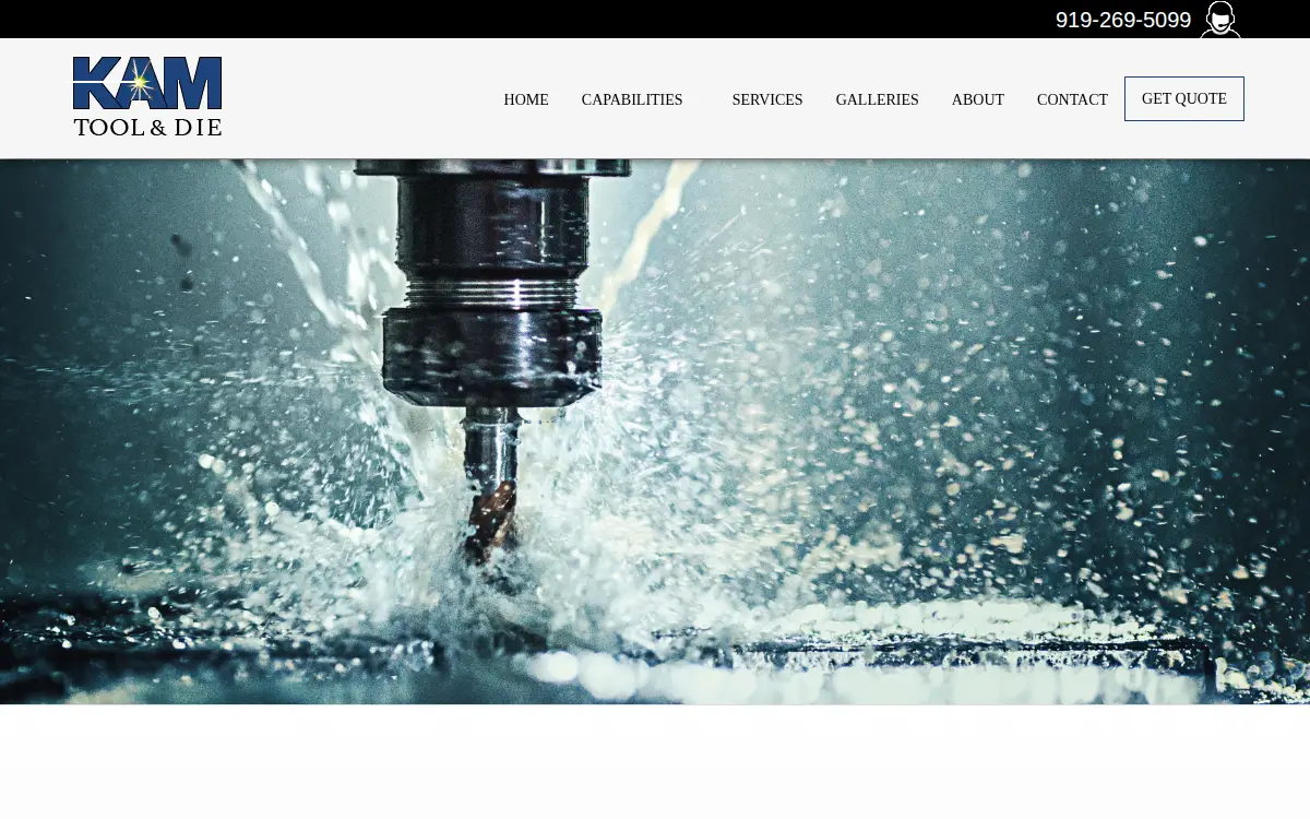Homepage of B Square Precision, LLC