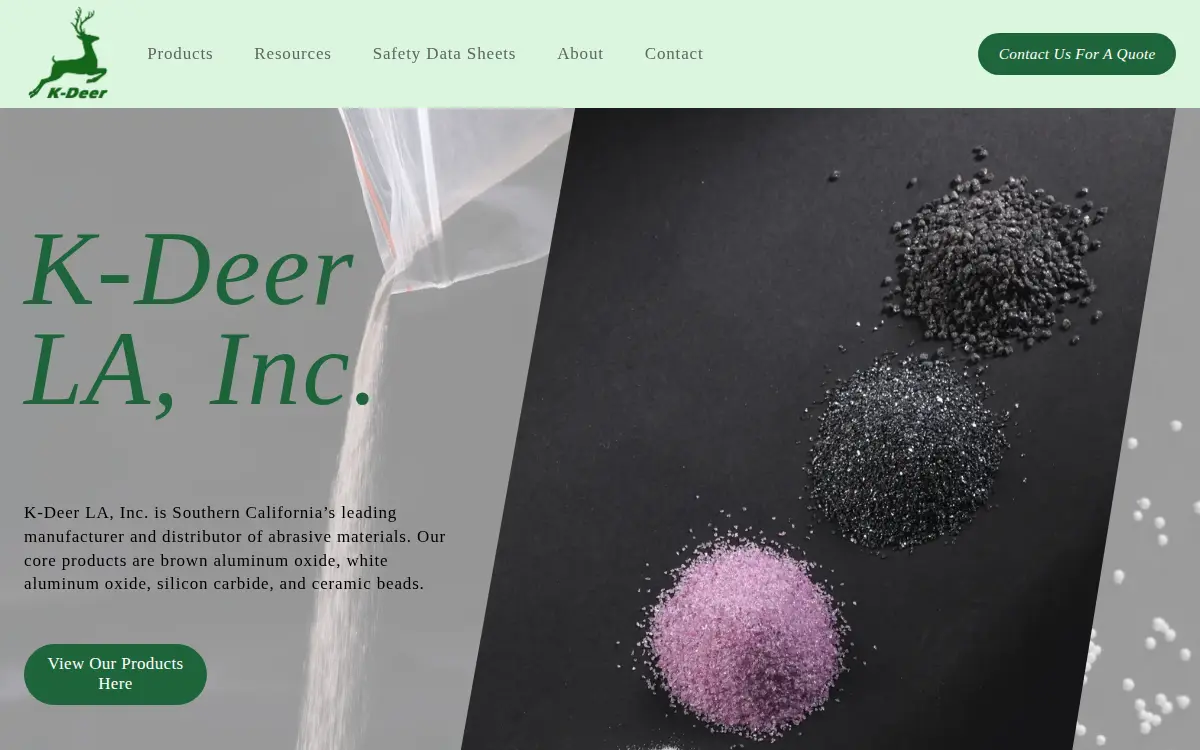Homepage of K-deer La, INC.
