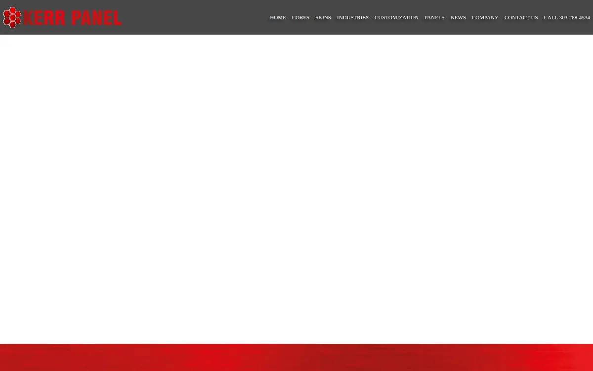 Homepage of Kerr Panel Manufacturing, LLC