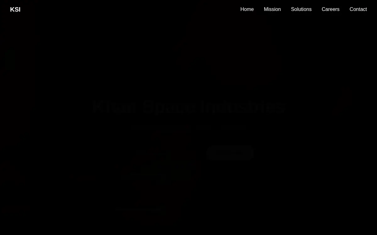 Homepage of Khan Space Industries, INC.