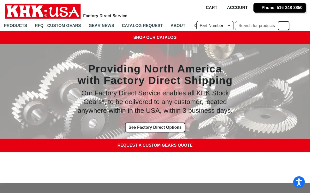 Homepage of Khk USA INC