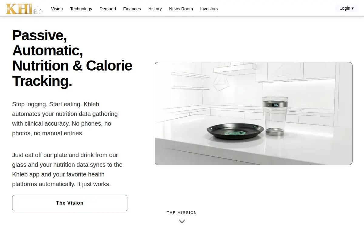 Homepage of Khleb INC.
