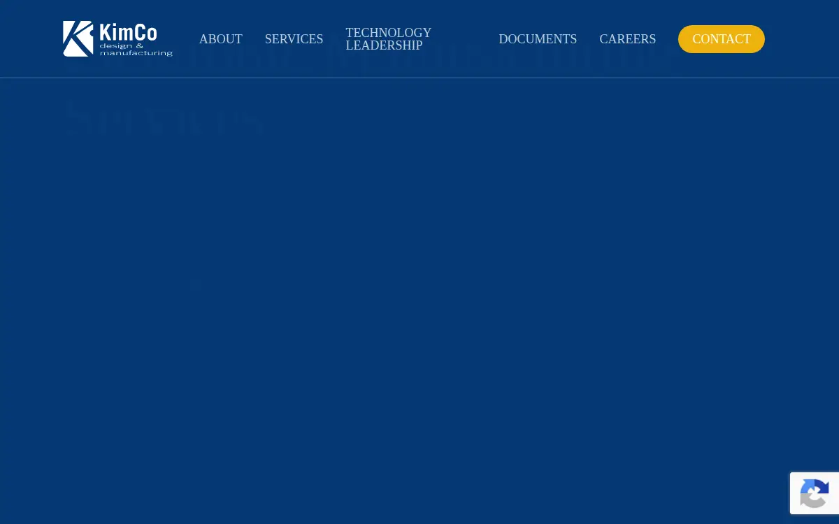 Homepage of Kimco Design & Manufacturing LLC