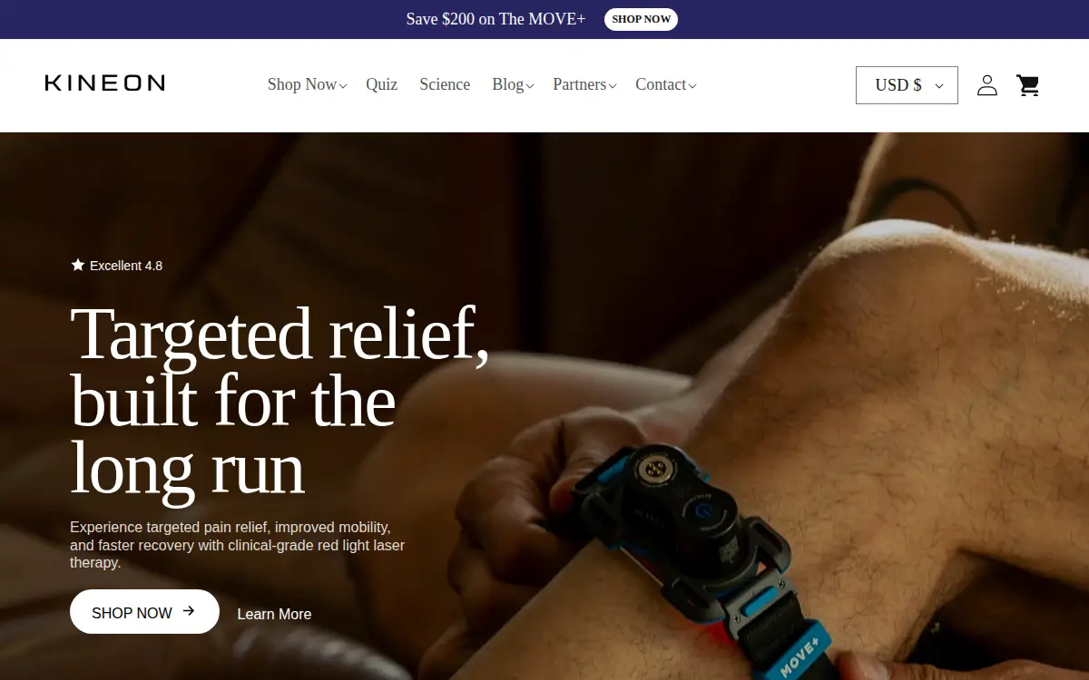 Homepage of Kineon INC
