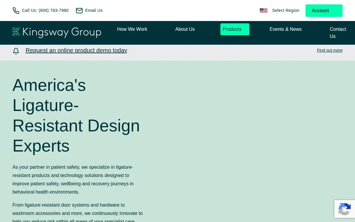 Homepage of Kingsway Group, INC.