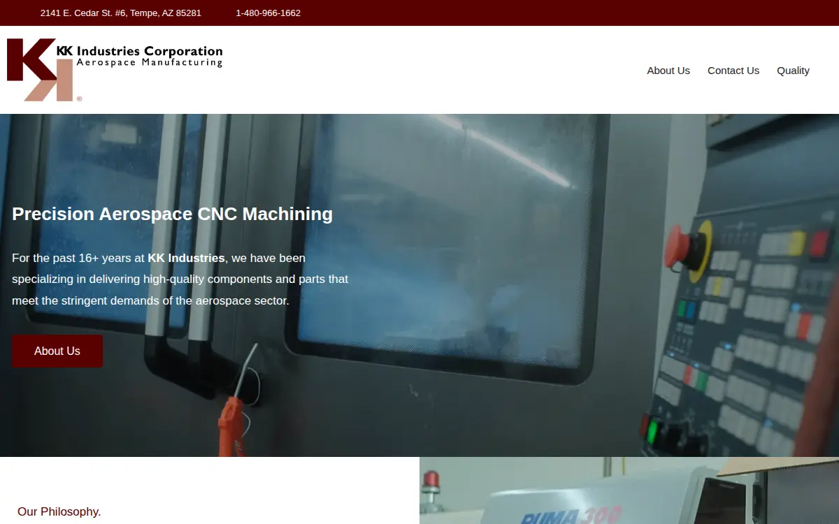 Homepage of Kk Industries CORP