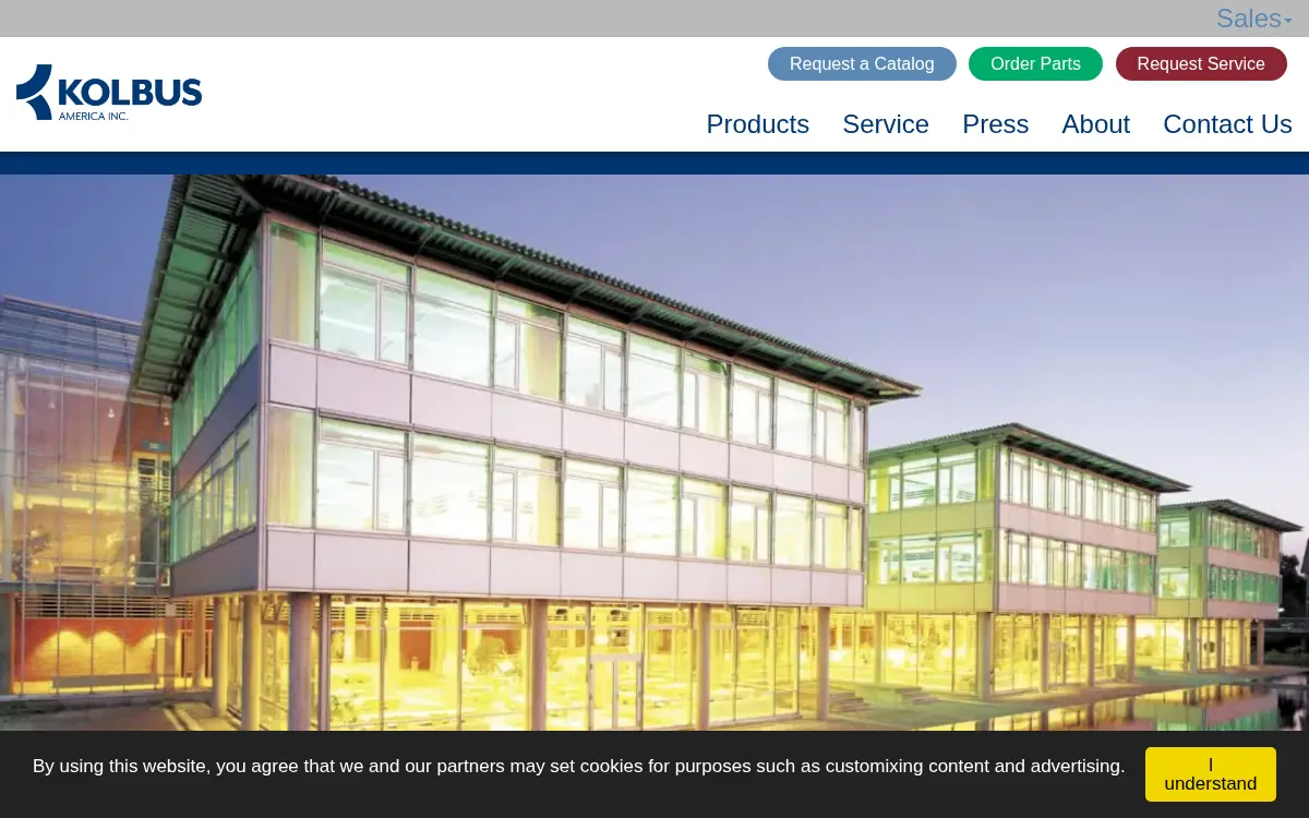 Homepage of Kolbus America, INC.