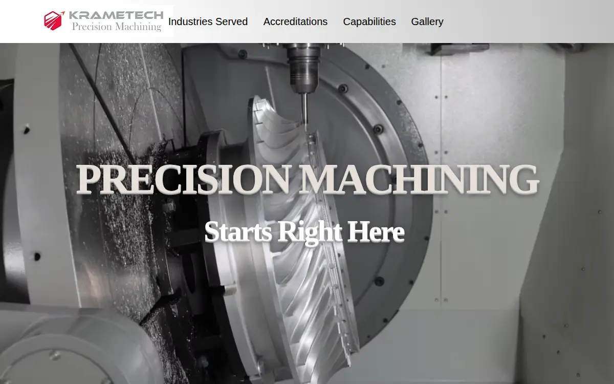 Homepage of Krametech, INC