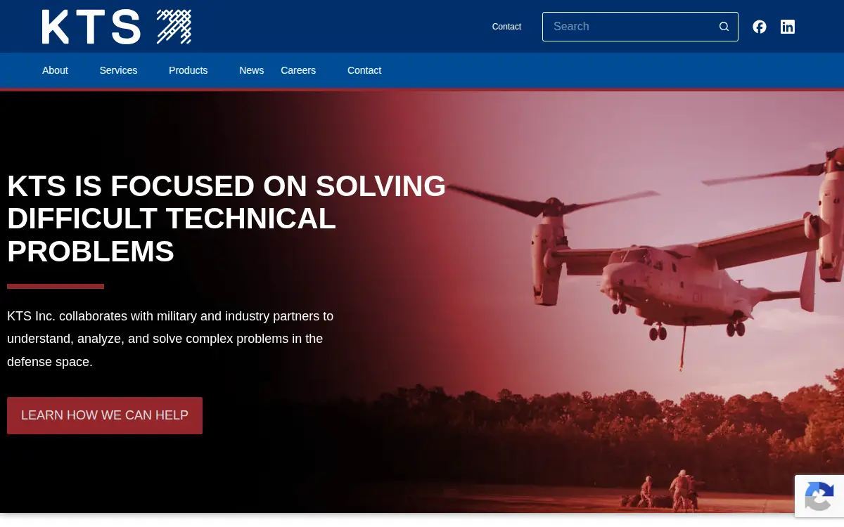 Homepage of Kranze Technology Solutions INC