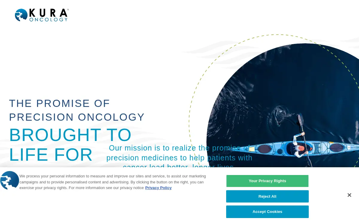 Homepage of Kura Oncology, INC