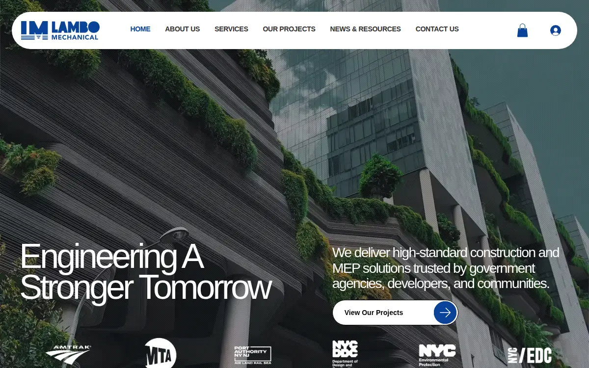 Homepage of Lambo Mechanical INC