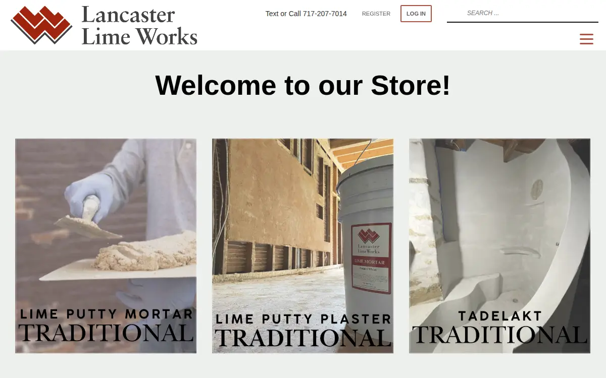 Homepage of Lancaster Lime Works INC