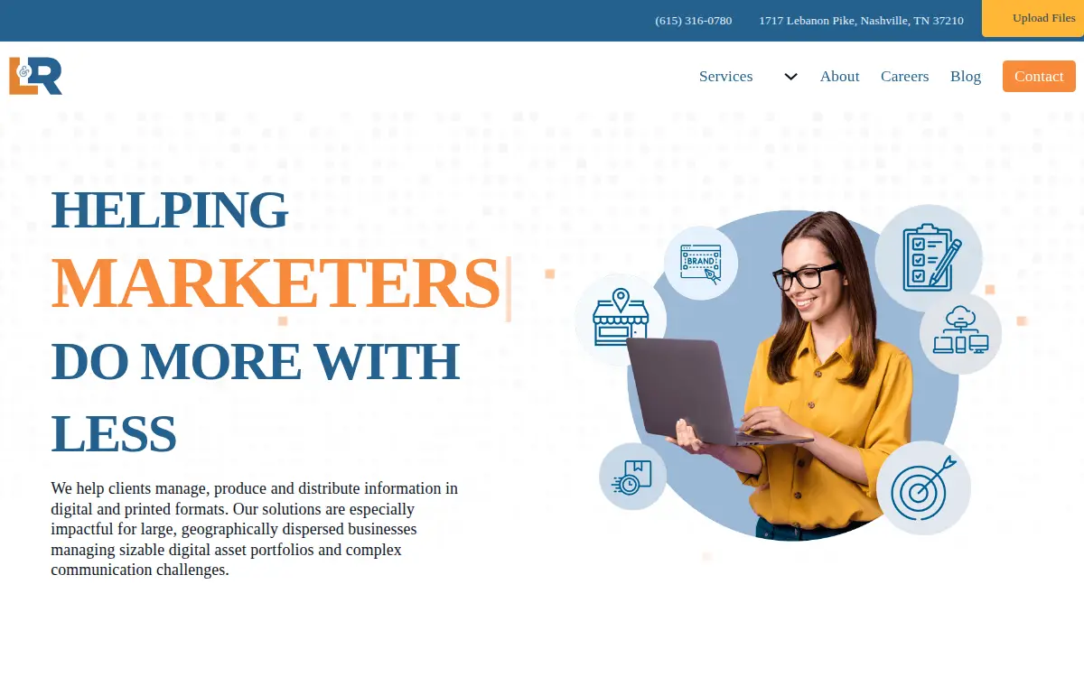 Homepage of Lellyett & Rogers Company